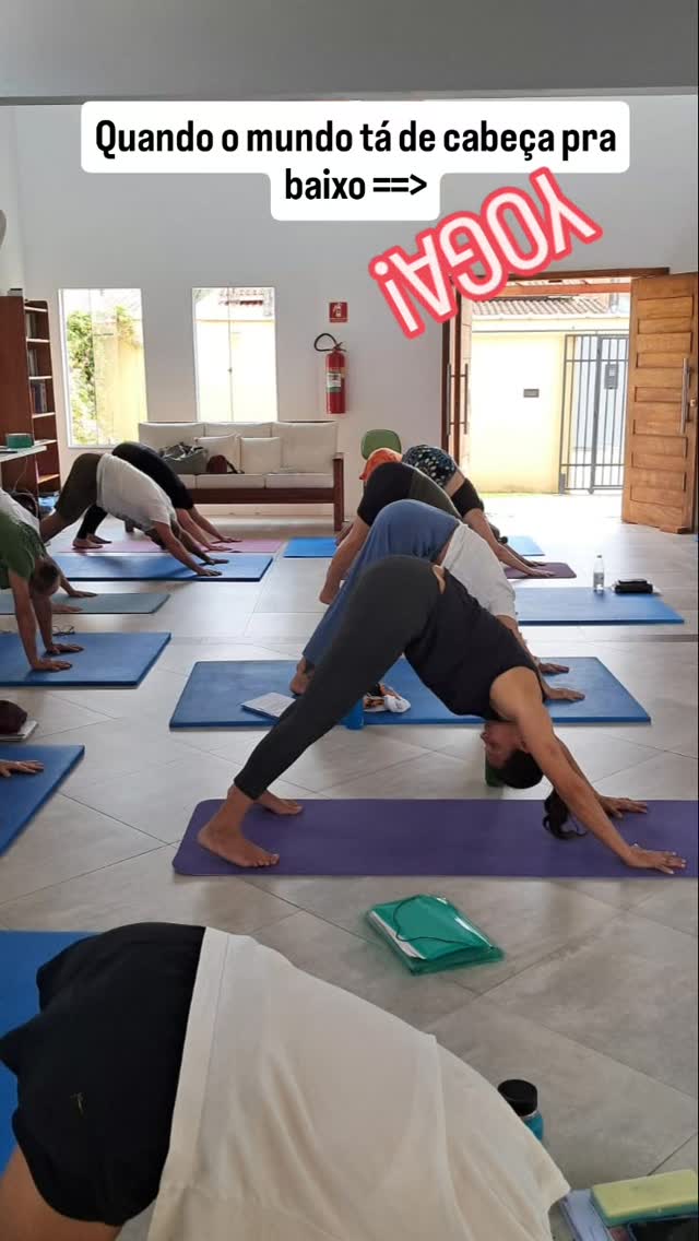 O ano começa em fevereiro, dizem. Tem promessas de alegrias e conquistas. E tem os desafios e ups and downs comuns da vida. É aí que a gente pratica yoga: pra despertar a consciência, pra manter a calma, pra ter o corpo e a mente forte quando estamos de ponta cabeça.